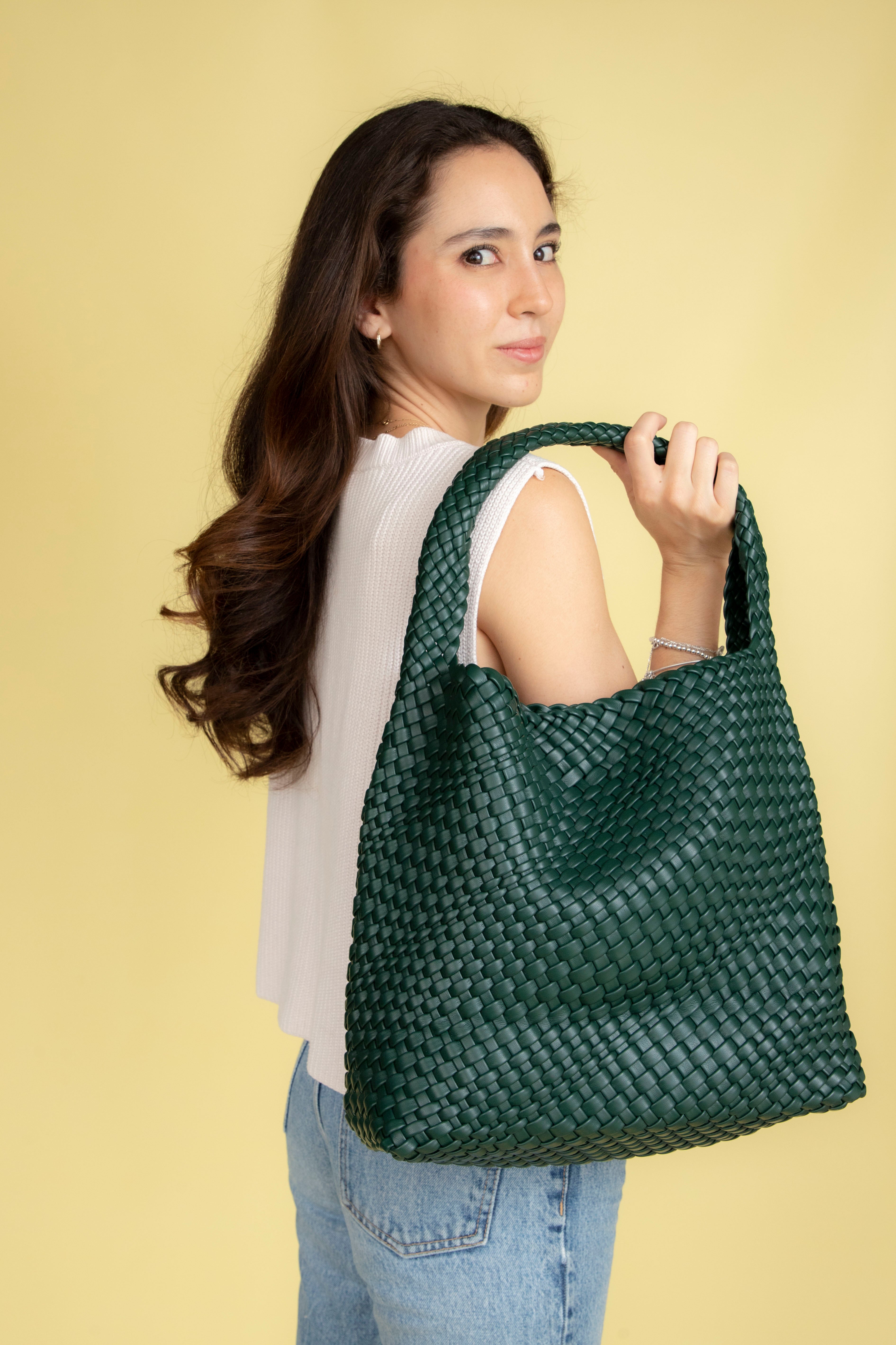 Tote Tejida Verde