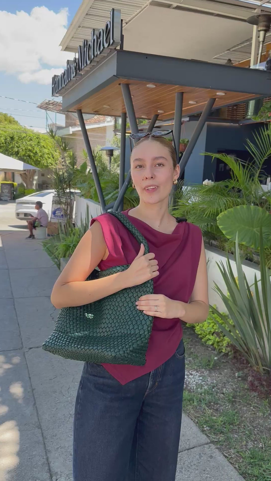 Tote Tejida Verde